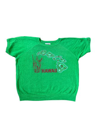 Shamrock Green Sleeveless Island Chain Size Med