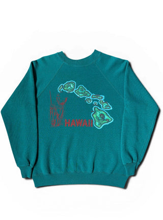 Teal Green Island Chain Size Small