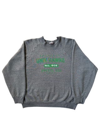 Dark Heather Grey  University Of Hawaii Size Large