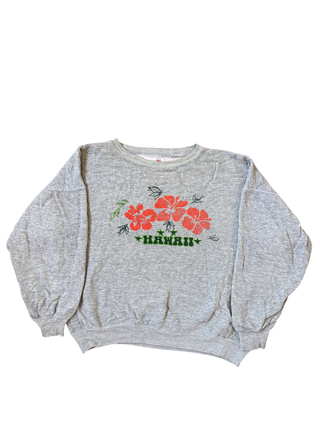 Heather Grey Handstamp Size Small