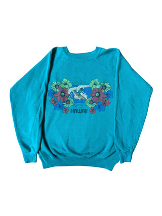 Floral gardens Turquoise Size Small