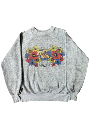 Floral Gardens Heather Grey Size Small