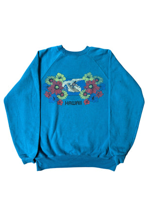 Floral Gardens Dusty Blue Size Small