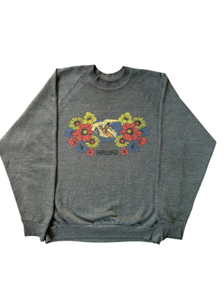 Floral Gardens Charcoal Grey Size Med