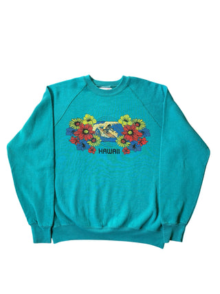 Floral Gardens Aqua Marine Size Med