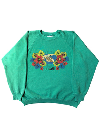 Floral Gardens Green Size Large