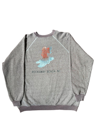Rockaway Beach Heathered Herringbone Mauve Size Small